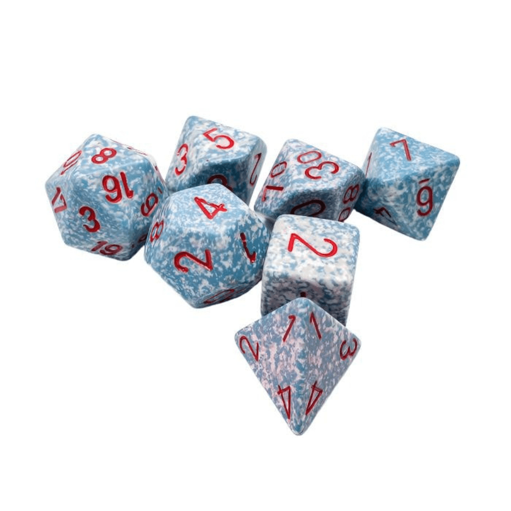 Chessex - Speckled Polyhedral 7 Dice Set - Air