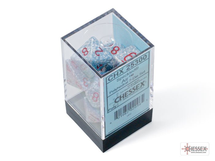 Chessex - Speckled Polyhedral 7 Dice Set - Air